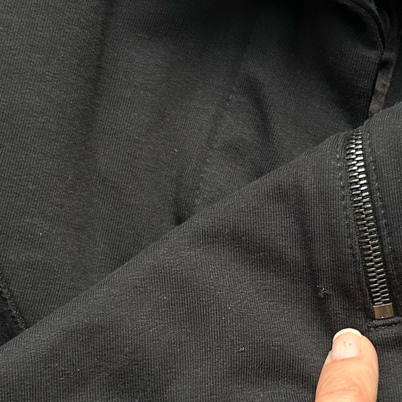 Prada bomber jacket crop zip black top high neck size small - Picture 10 of 11